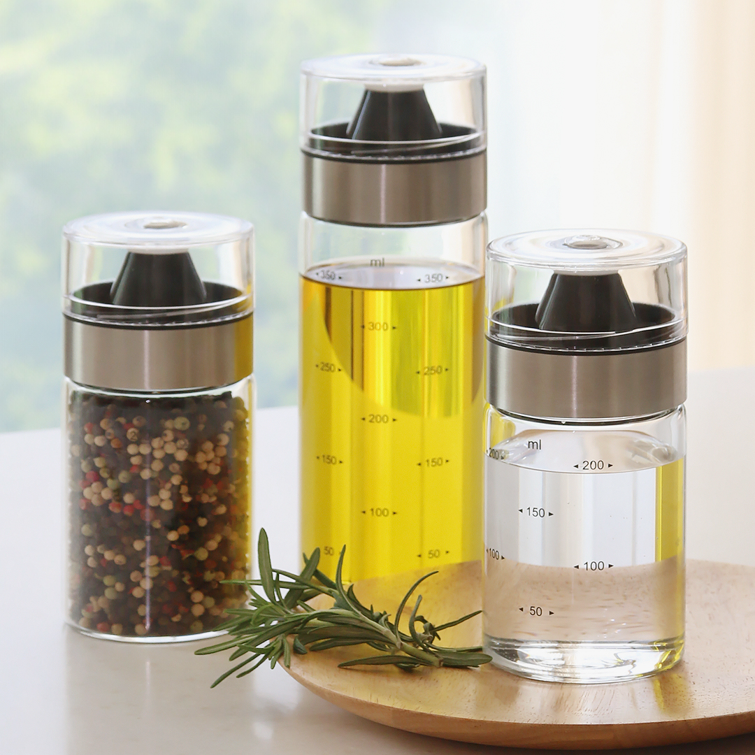 내열유리 양념 소스통 참기름 오일병 간장병 250ml 2p - 상세 이미지 3
