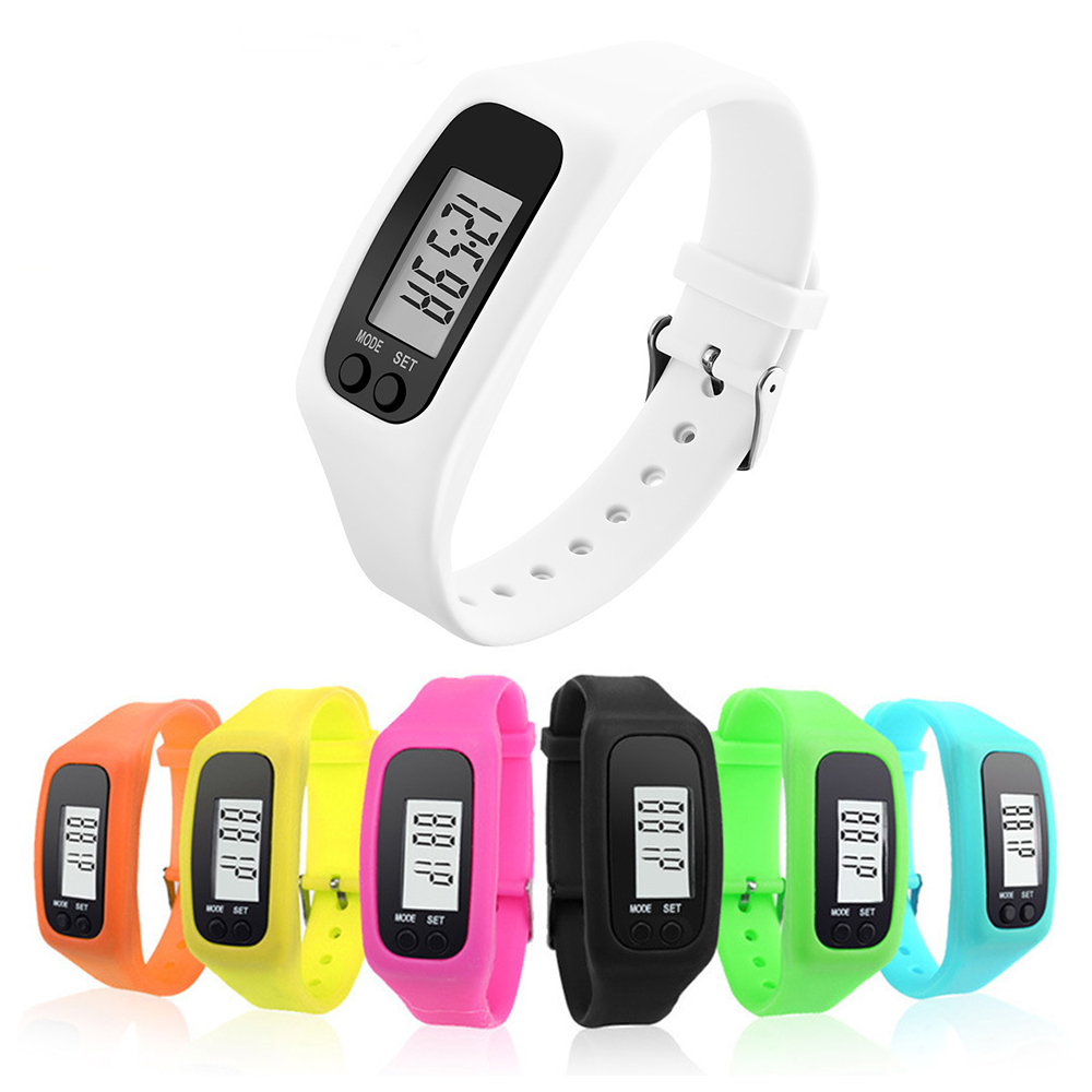 만보기 스포츠 운동 헬스 조깅 스마트 손목 시계 실리콘 운동팔찌 칼로리 이동거리 걸음수 만보계