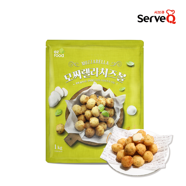 이지푸드 모짜렐라치즈볼 1kg 1000g 아이간식 어른간식 - 상품 이미지