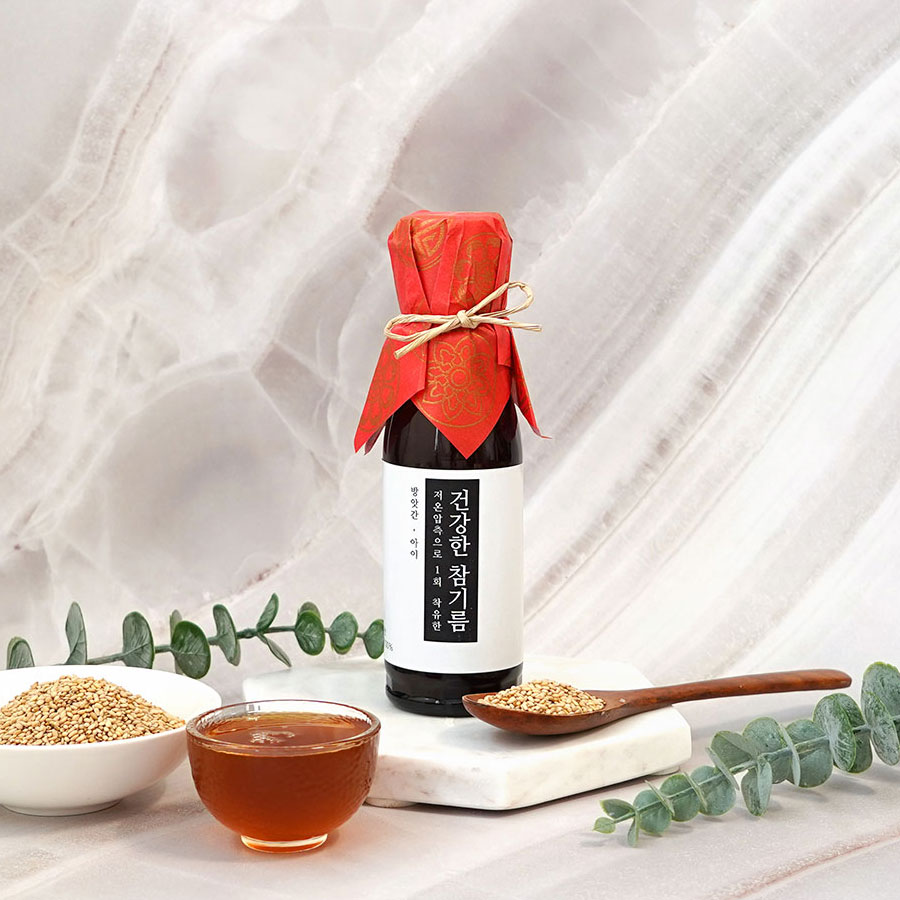 국산 건강한 참기름 150ml 최근마지막착유 좋은 국산 통참깨로짜는 고소한 참기름선물세트