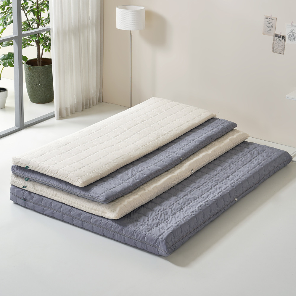 탄탄한 허리에 좋은 매트리스 3단 접이식 침대 토퍼 1인용 바닥 수면매트 5cm MS