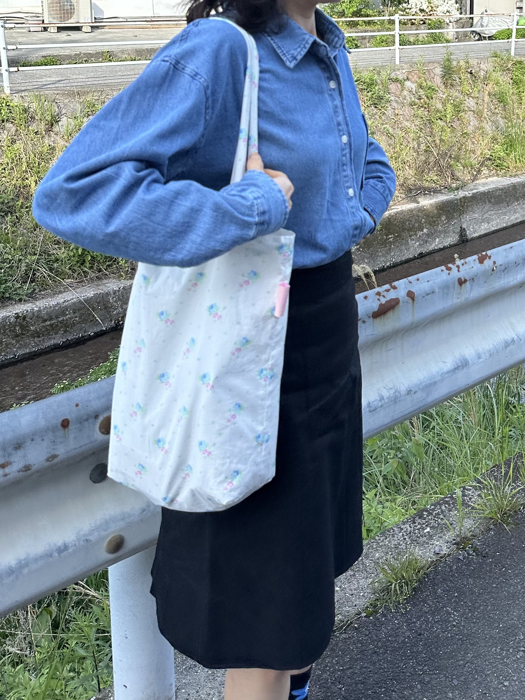 (미니파우치 증정)조 에코백 데일리 페이즐리 가방 숄더백 이미지 7