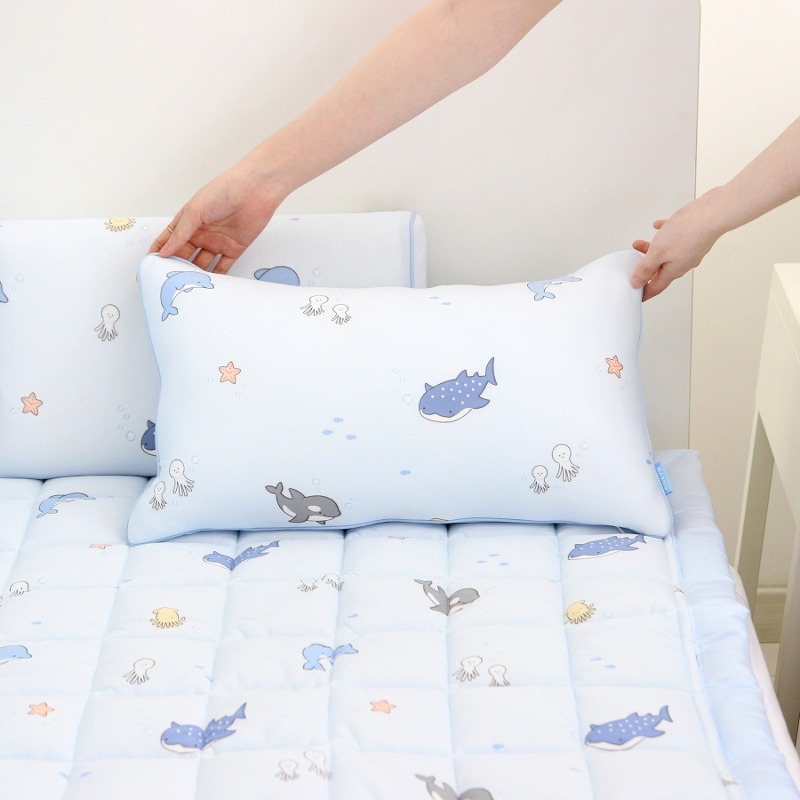 코지엔 냉감아동베개 마린