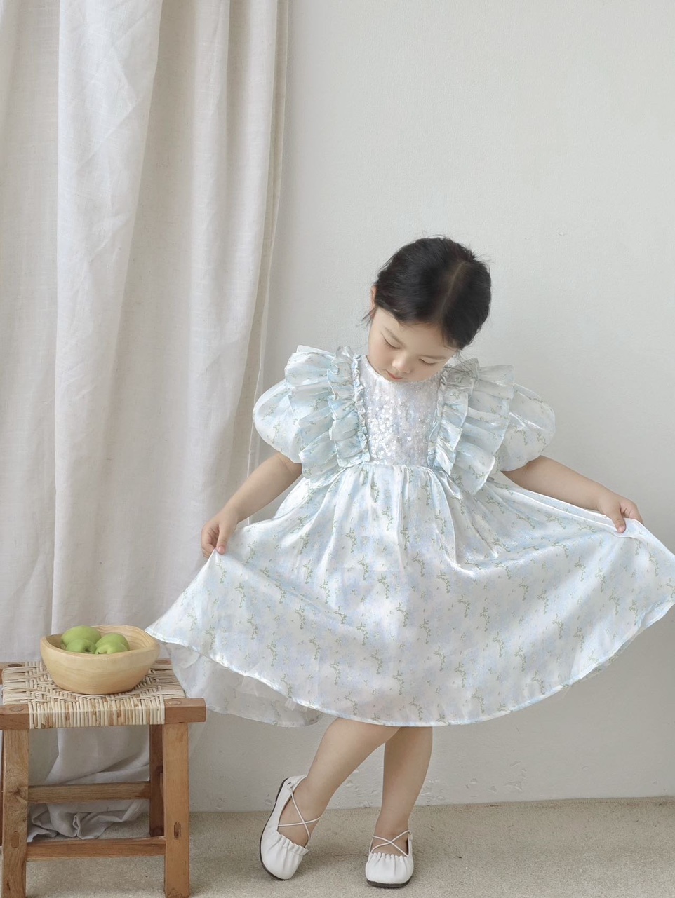 아이리스 원피스 생일 여아 유아 키즈 생일 선물 피오나 - 상세 이미지 4