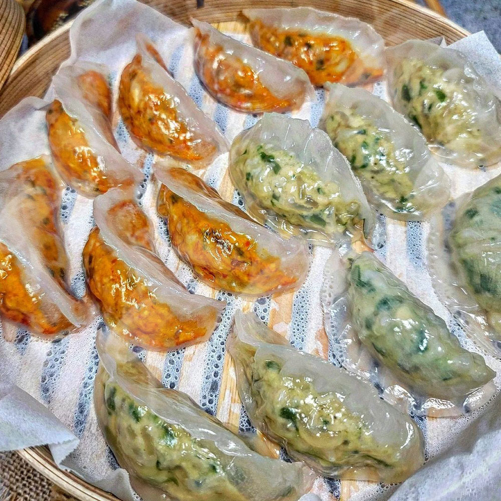 [귀빈정] 감자피 쫄깃한 투명만두 440g (고기만두(20~24개)