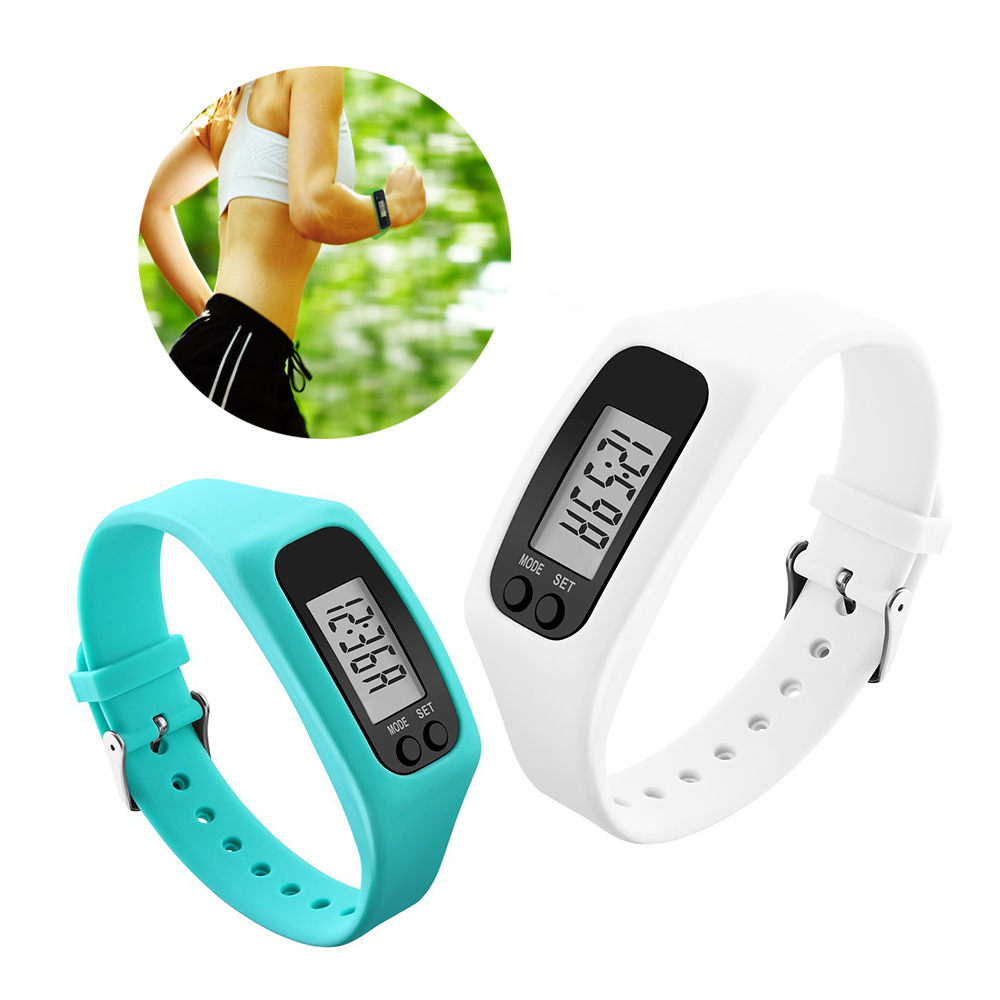 만보기 스포츠 운동 헬스 조깅 스마트 손목 시계 실리콘 운동팔찌 칼로리 이동거리 걸음수 만보계