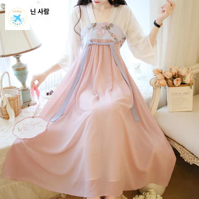 상하복 생활 개량 철릭 원피스 무대복 드레스 - 상품 이미지