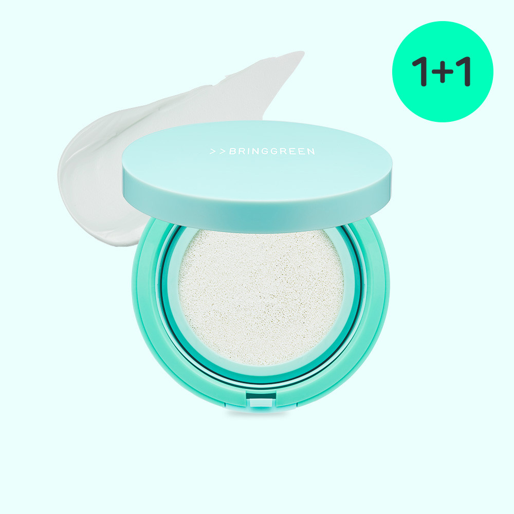 브링그린 티트리 시카 톤업 선쿠션 15g 1+1 / SPF50+ PA++++