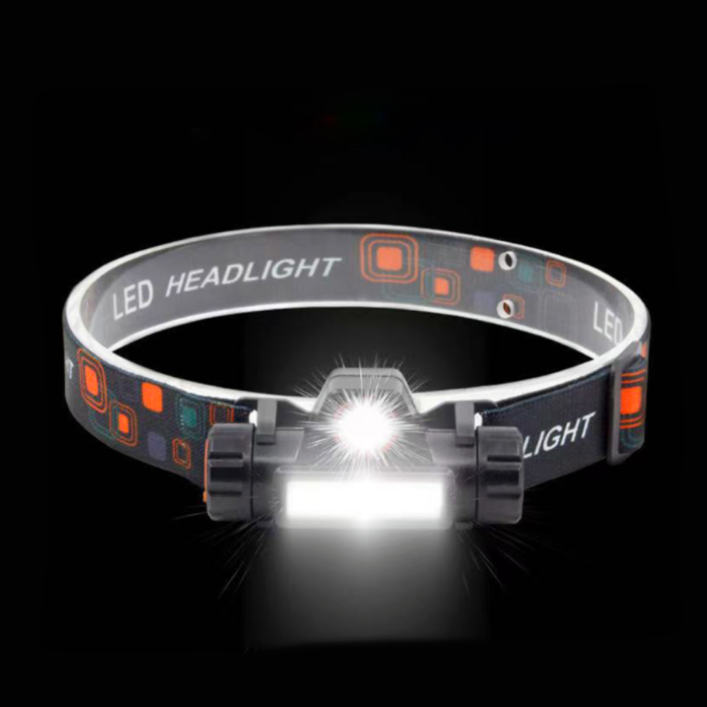 원터치형작업용헤드랜턴 낚시등산충전형 머리후레쉬캡라이트