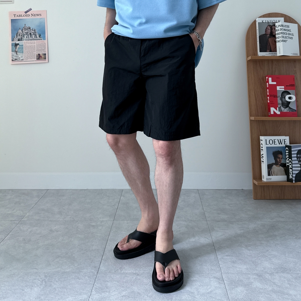 1+1 벌룬반바지 남자나일론 남성와이드반바지 이미지 6