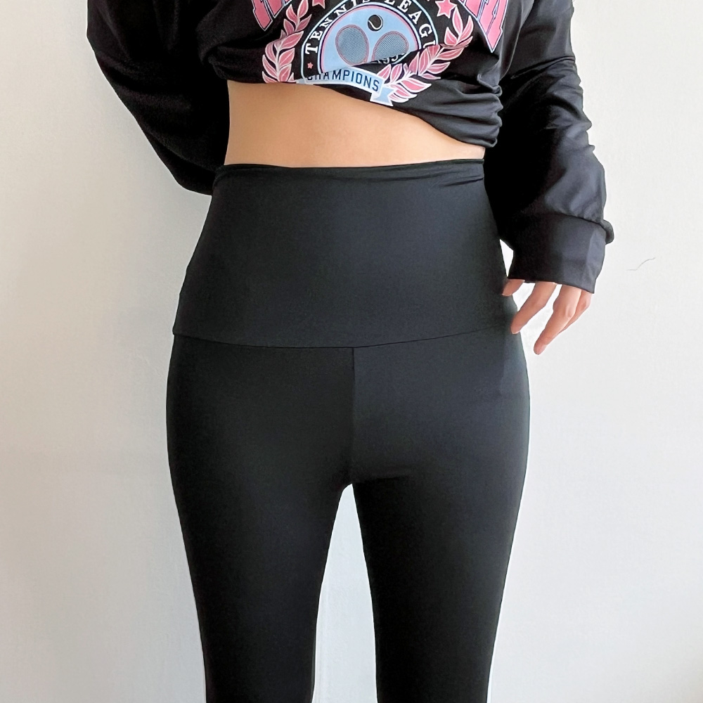 [M-2XL] 하이웨스트 커버업 투라인 빅사이즈 워터레깅스(black)/비치레깅스/비치웨어/수영복레깅스/빅사이즈워터레깅스/래쉬가드레깅스/빅사이즈래쉬가드/하이웨스트레깅스 상세 이미지 19