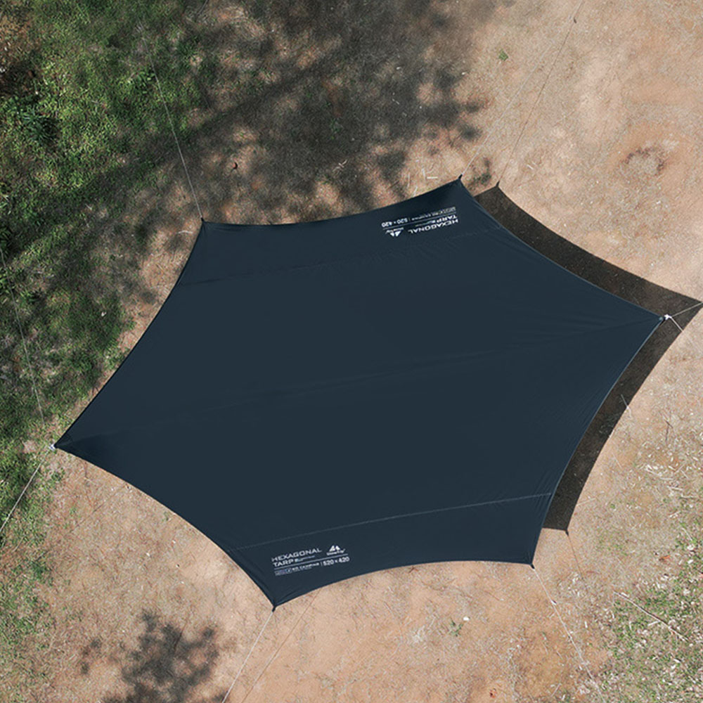 블랙 코팅 대형 타프 폴대 세트 캠핑 핵사 ST 렉타 사각 실버코팅 베이지 3m