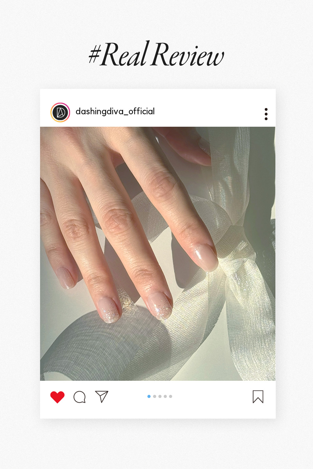 Sophisticated Translucent K-Nail Design