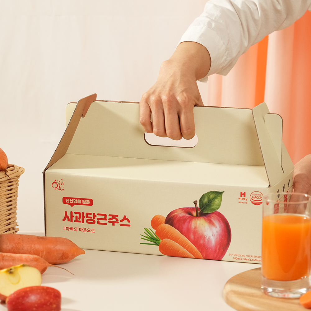 사과당근주스 제주당근 CA 주스 100ml 30포 - 상세 이미지 4