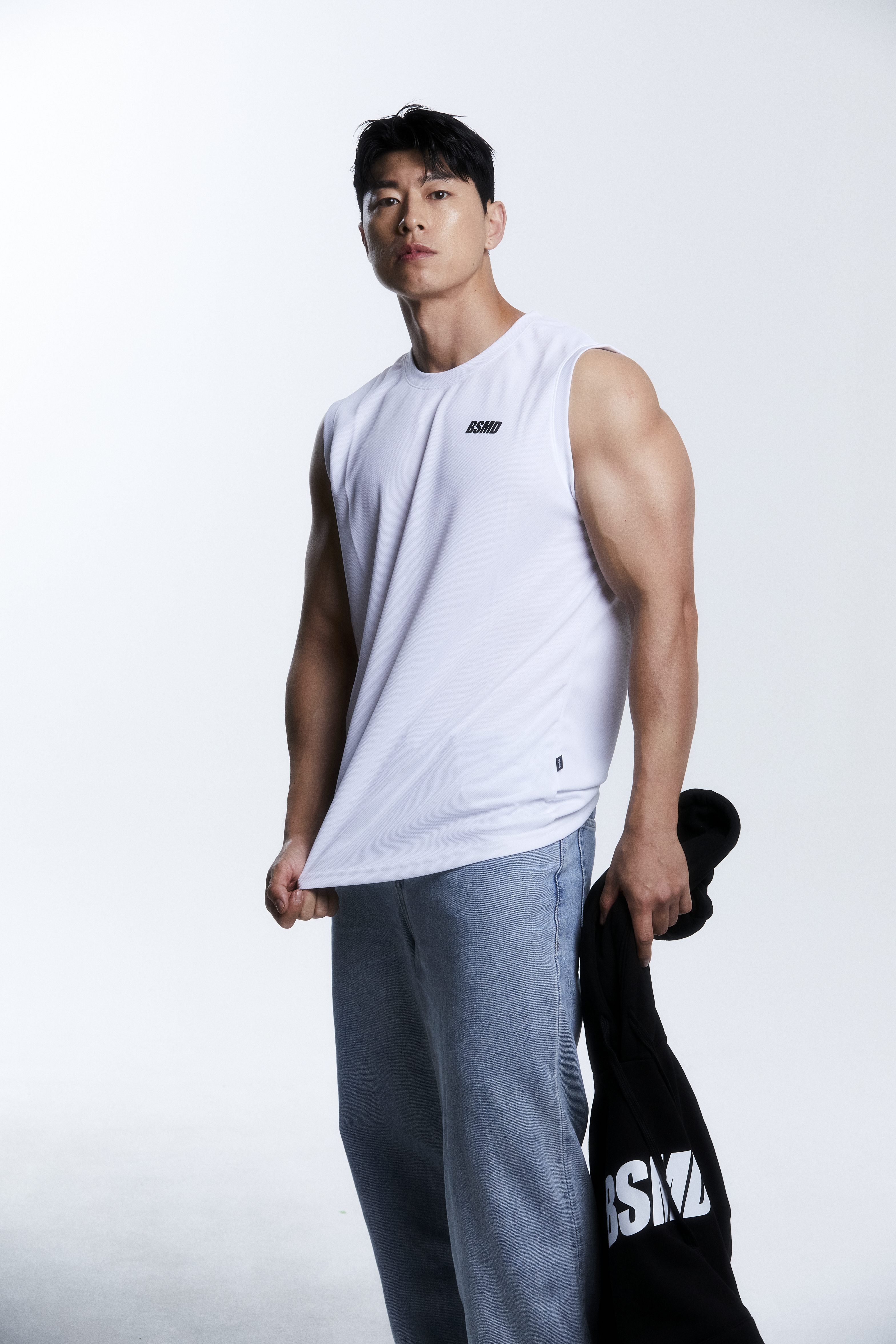 비스트모드 메쉬 쿨링 남자 헬스나시 짐웨어 034 BSMD 이미지 2