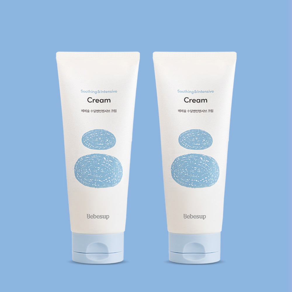 베베숲 고보습 아기크림 200ml 1+1 신생아 유아크림 얼굴 민감 수딩 건조 캡슐