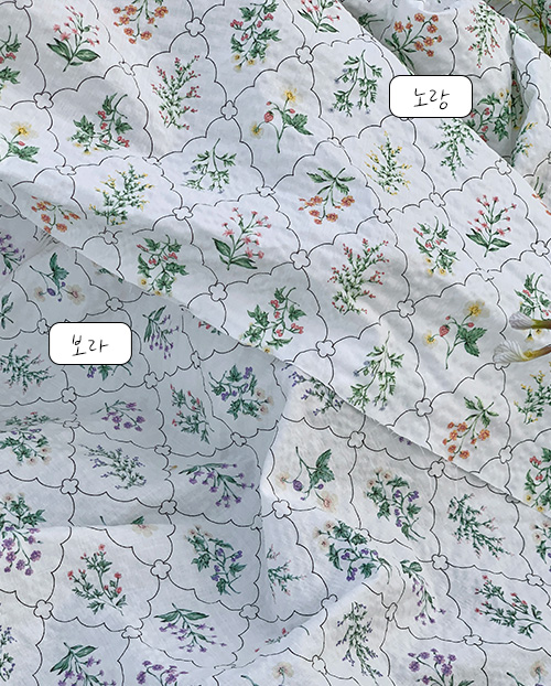 더블유패브릭 레베카 CR 리플 냉감 여름 원단 천가게 - 상세 이미지 2
