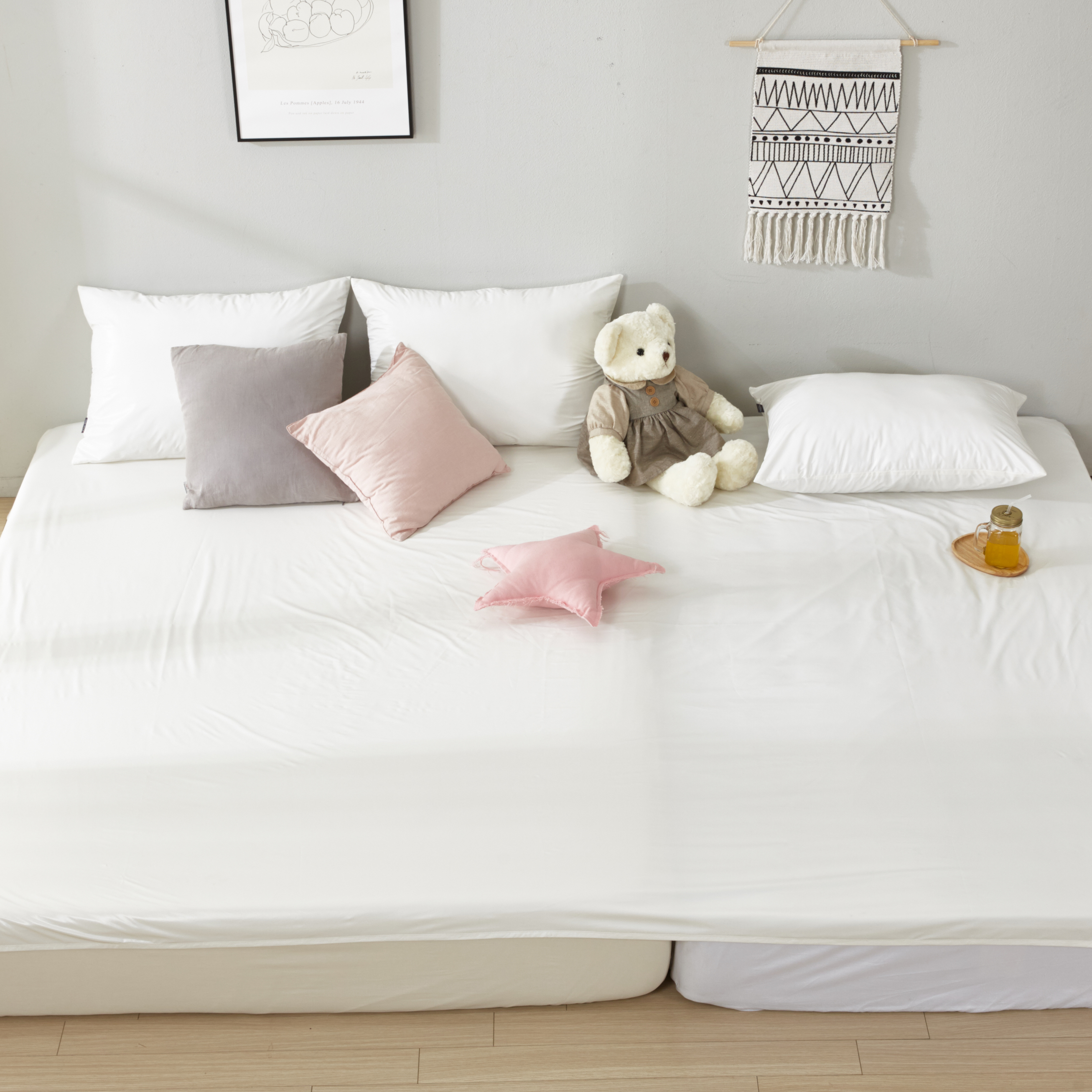 슬로우 방수 매트리스 침대커버 침대보 침대시트 저소음 방수커버