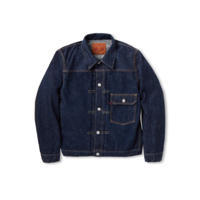 풀카운트 청자켓 Type 1 Denim Jacket Non Wash 2107-20 - 상품 이미지