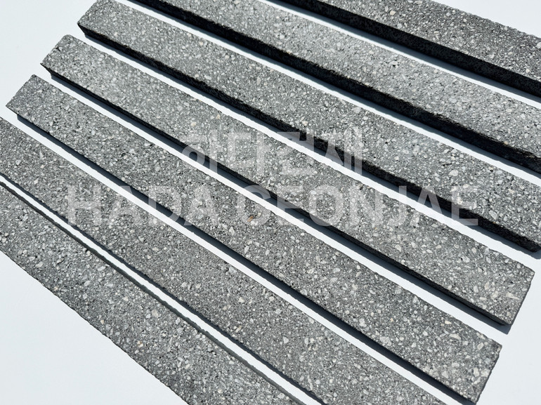 모노타일 500x45x17T 블랙 / 하다건재 와이드벽돌타일