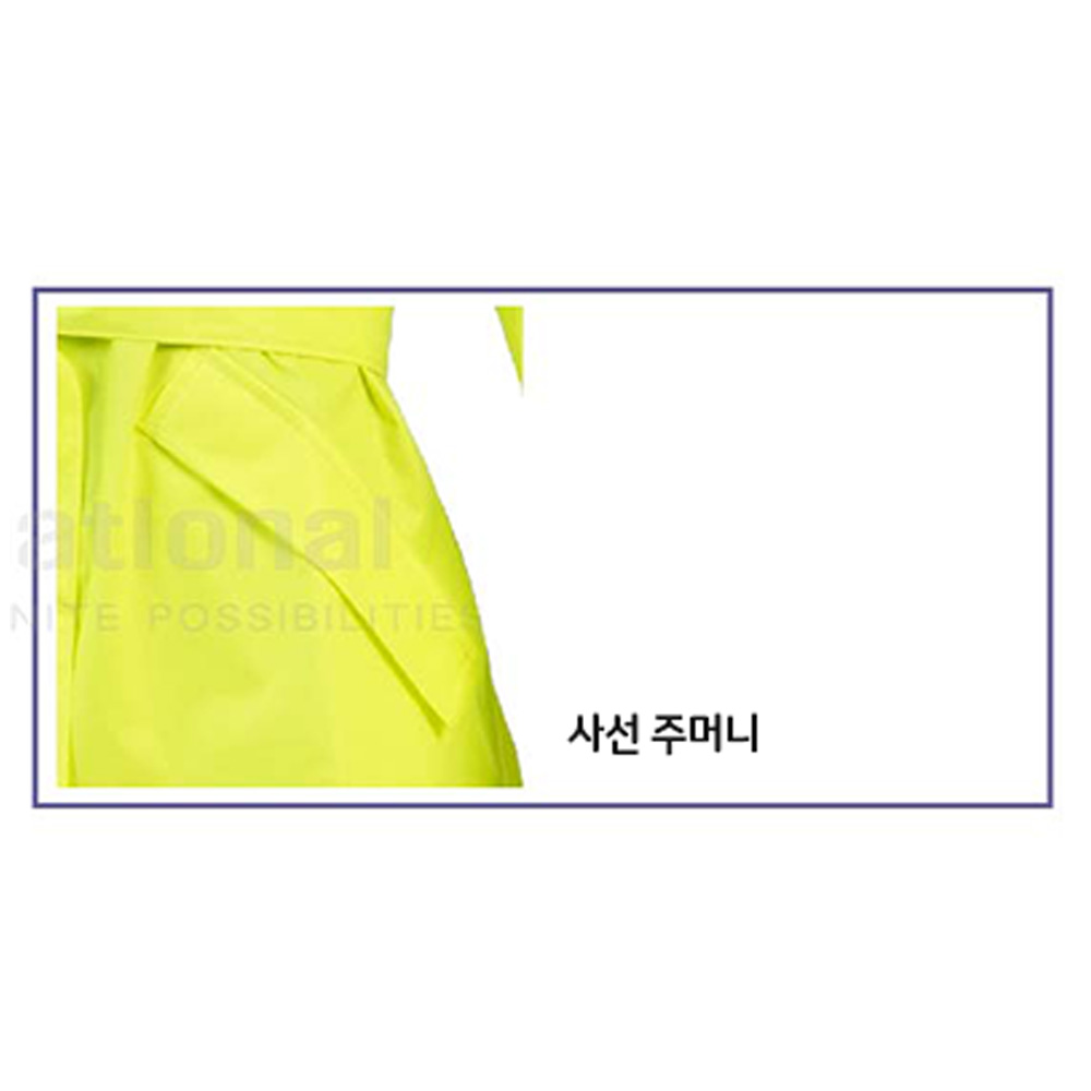 제비표우의 코트형 녹색어머니 우비 SI-503 레저 안전 경량소재 패션우비 si503 - 상세 이미지 5