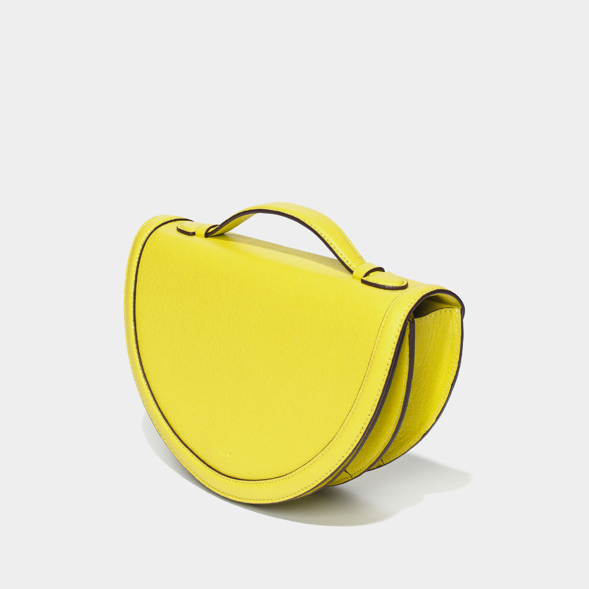 반달 숄더백/Bandal Shoulder Bag [Lemon Yellow] - 상세 이미지 3