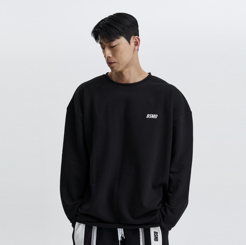 비스트모드 루즈핏 데끼 롱슬리브 오버핏 긴팔 맨투맨 짐웨어 BSMD