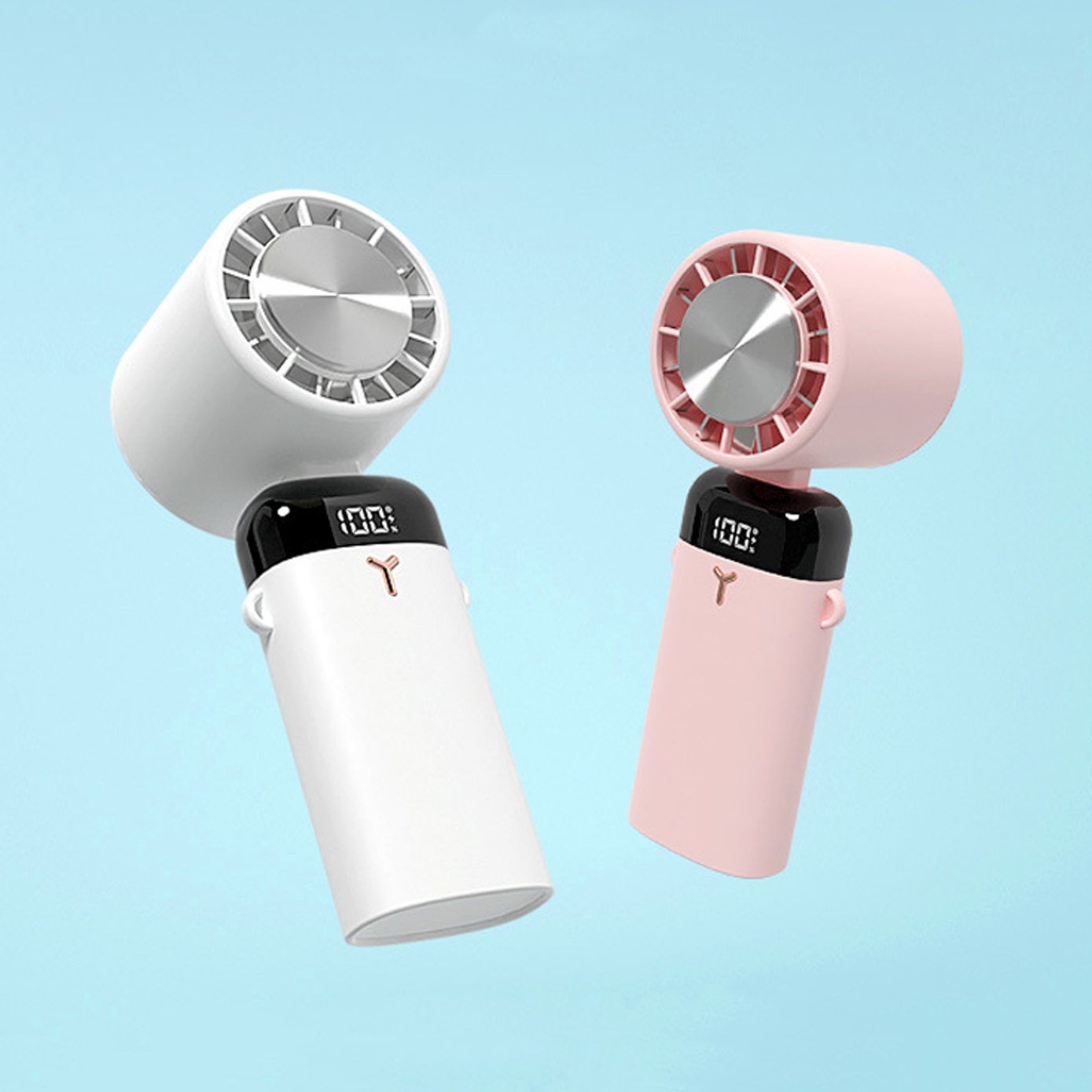 냉각 에어컨 휴대용 선풍기 미니 핸디 손풍기 - 상세 이미지 3