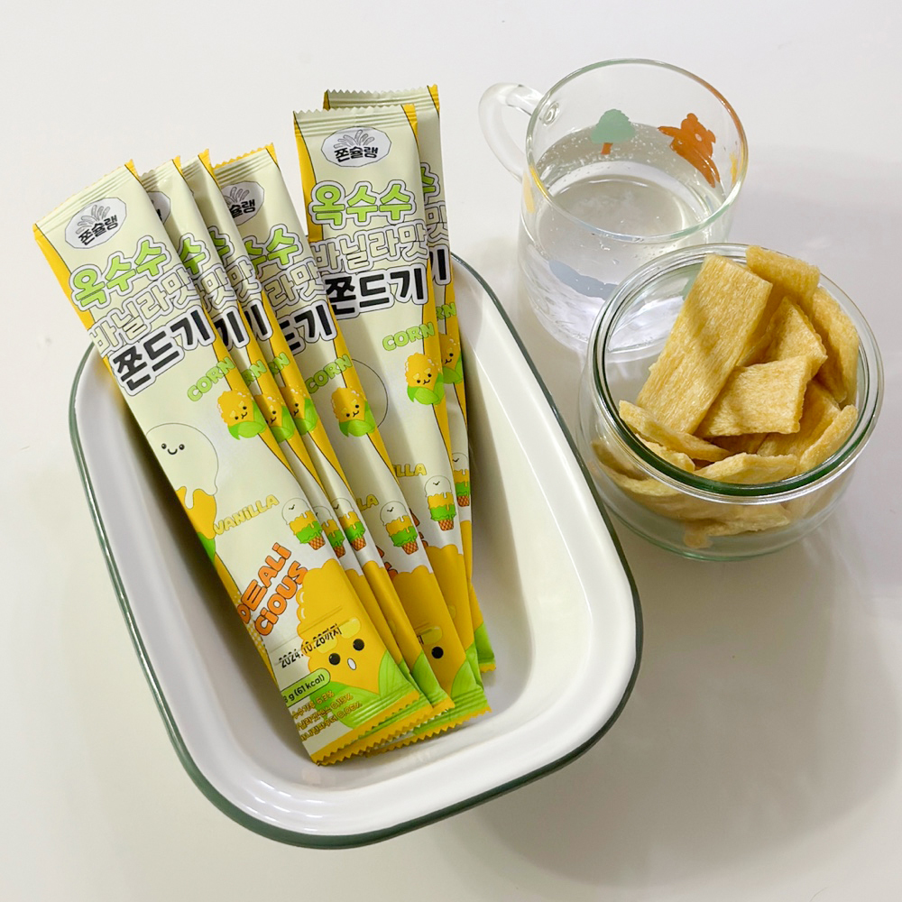 쫀슐랭 옥수수쫀드기 바닐라맛 쫀득이 15개입 - 상세 이미지 2