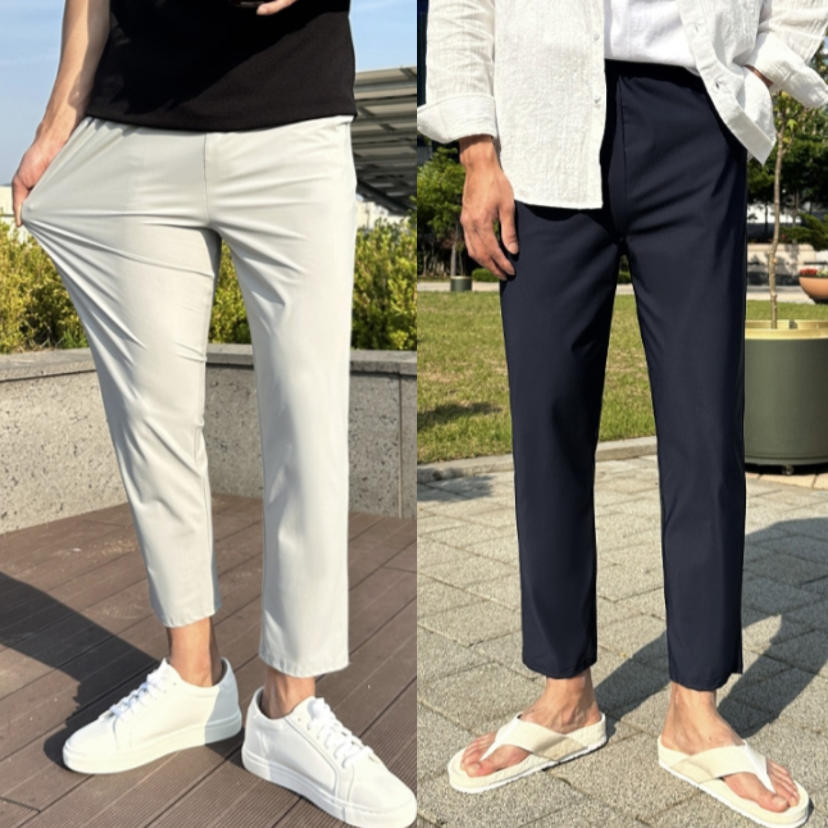 1+1 남자 시드 여름 쿨 냉장고 냉동고 아이스 밴딩팬츠 빅사이즈