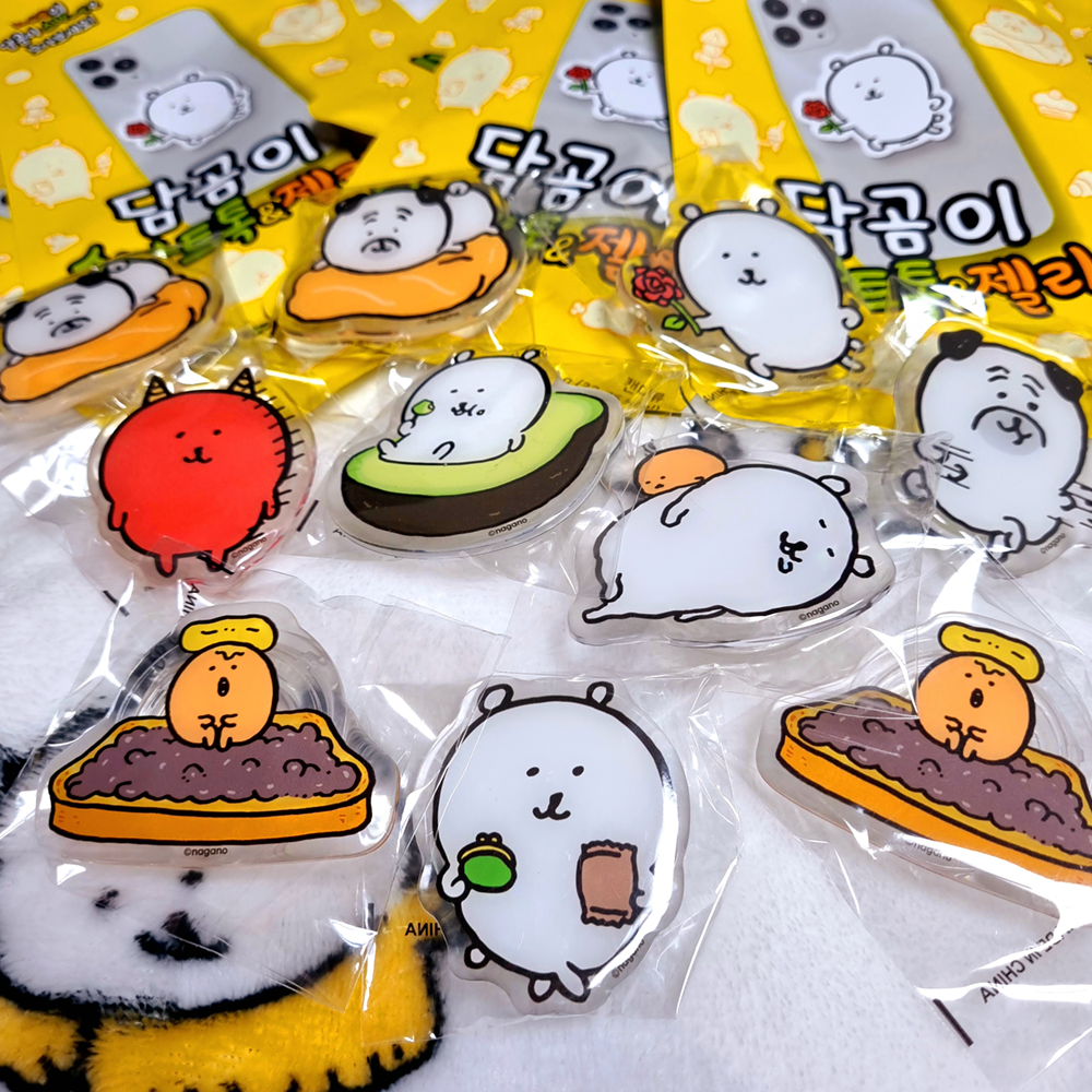 담곰이 그립 톡홀더 랜덤 농담곰 스마트톡 젤리 퍼그상 고로케 나가노 캐릭터 굿즈 - 상세 이미지 3