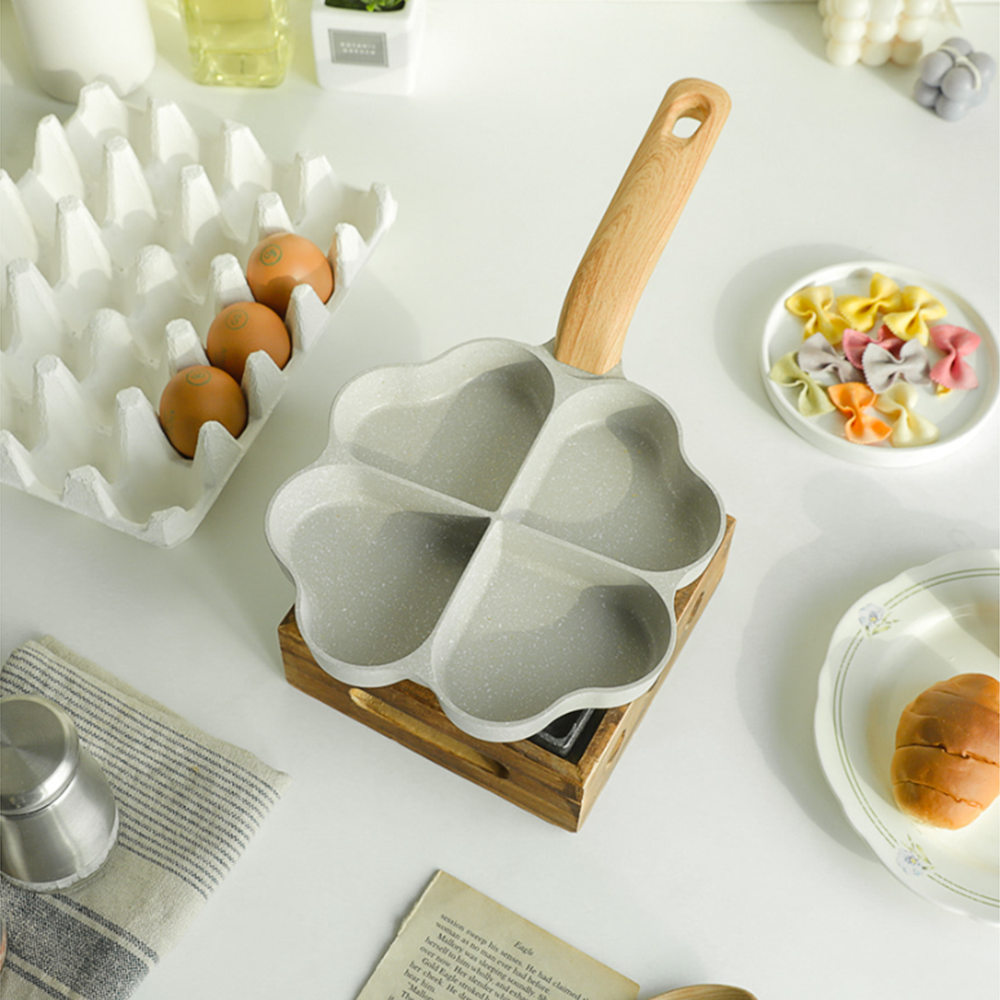 핫케이크팬 작은후라이팬 소형 4구 에그 달걀 계란프라이팬