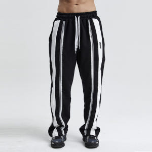 비스트모드 태슬팬츠 세미와이드 트레이닝 남자 헬스 긴바지 짐웨어 오버핏 ... 착용 후기 | 사이즈/핏 총정리 - 상품 이미지 1