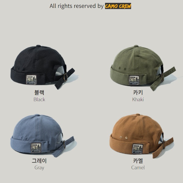 창없는 모자 여름용 비니 여름 와치캡 아이돌 모자 - 상세 이미지 4