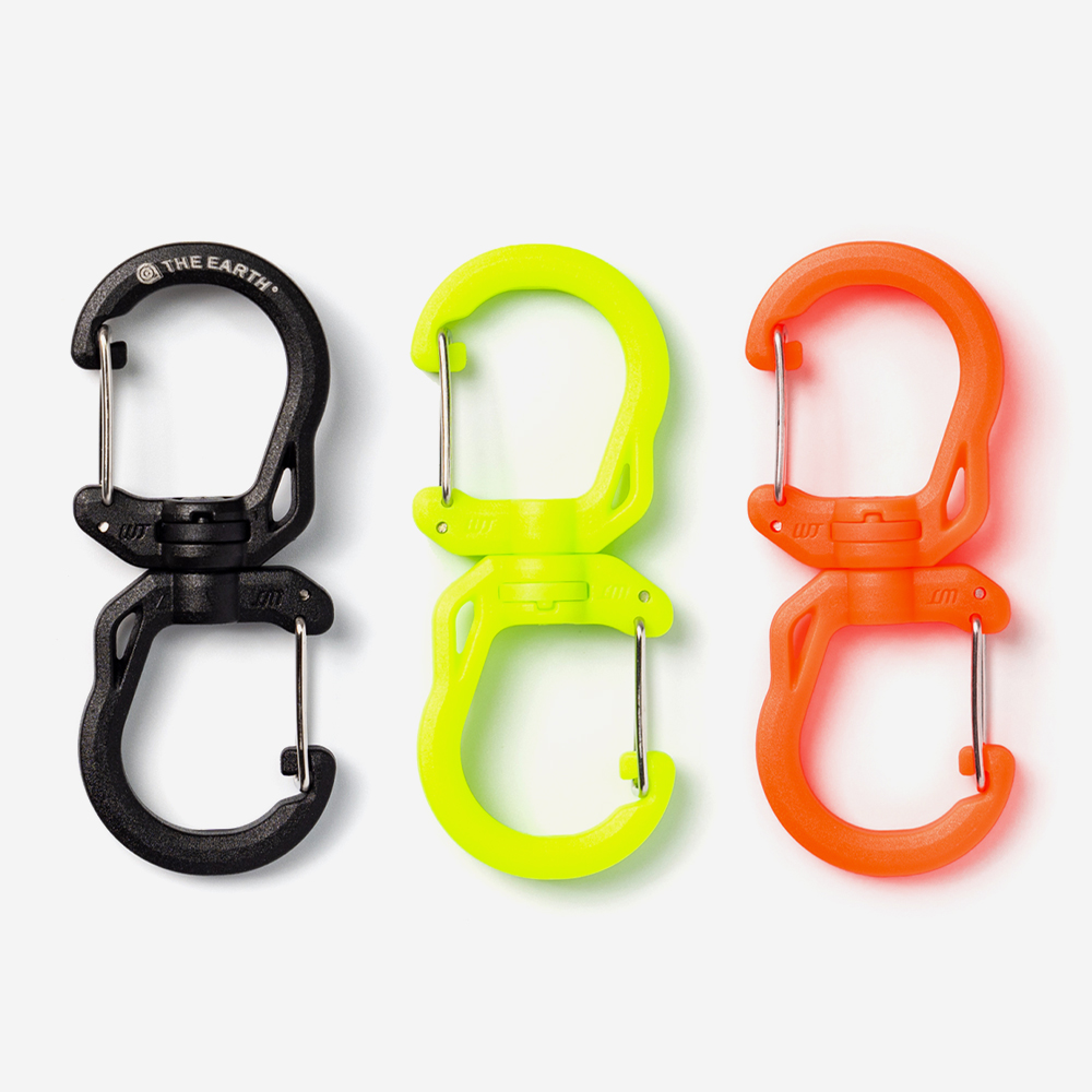 THE EARTH Double Carabiner 디얼스 더블카라비너 경량카라비너 랜턴걸이 - 상품 이미지