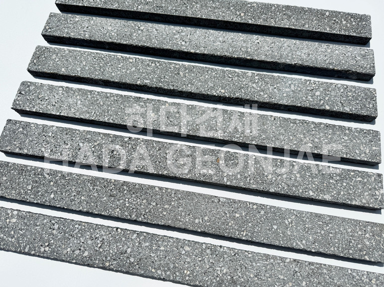 모노타일 500x45x17T 블랙 / 하다건재 와이드벽돌타일