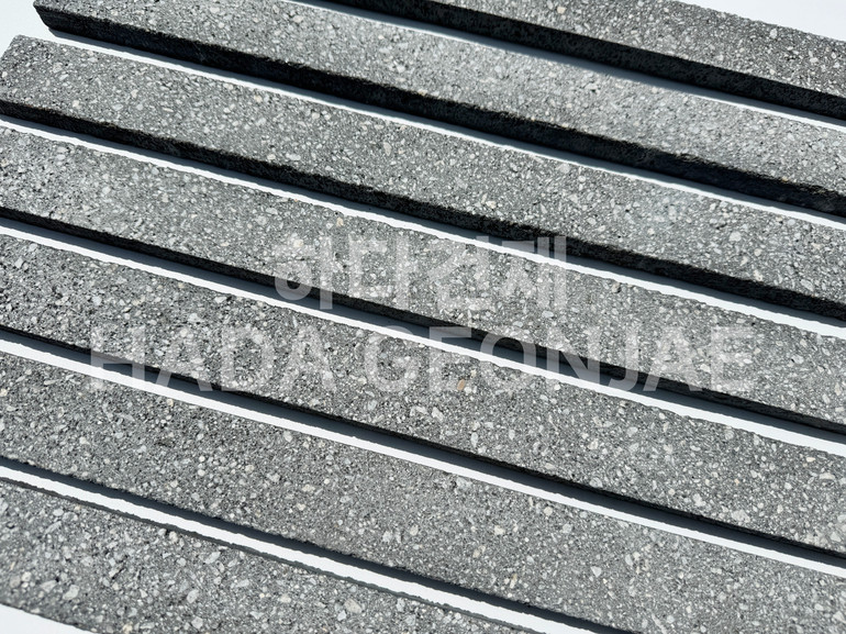 모노타일 500x45x17T 블랙 / 하다건재 와이드벽돌타일