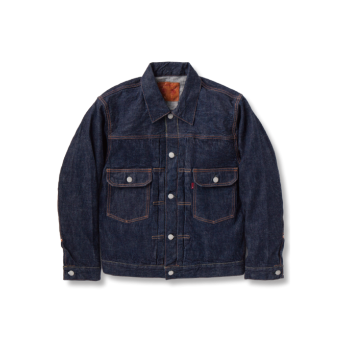 풀카운트 청자켓 Type 2 Denim Jacket Non Wash 2102-20 - 상품 이미지
