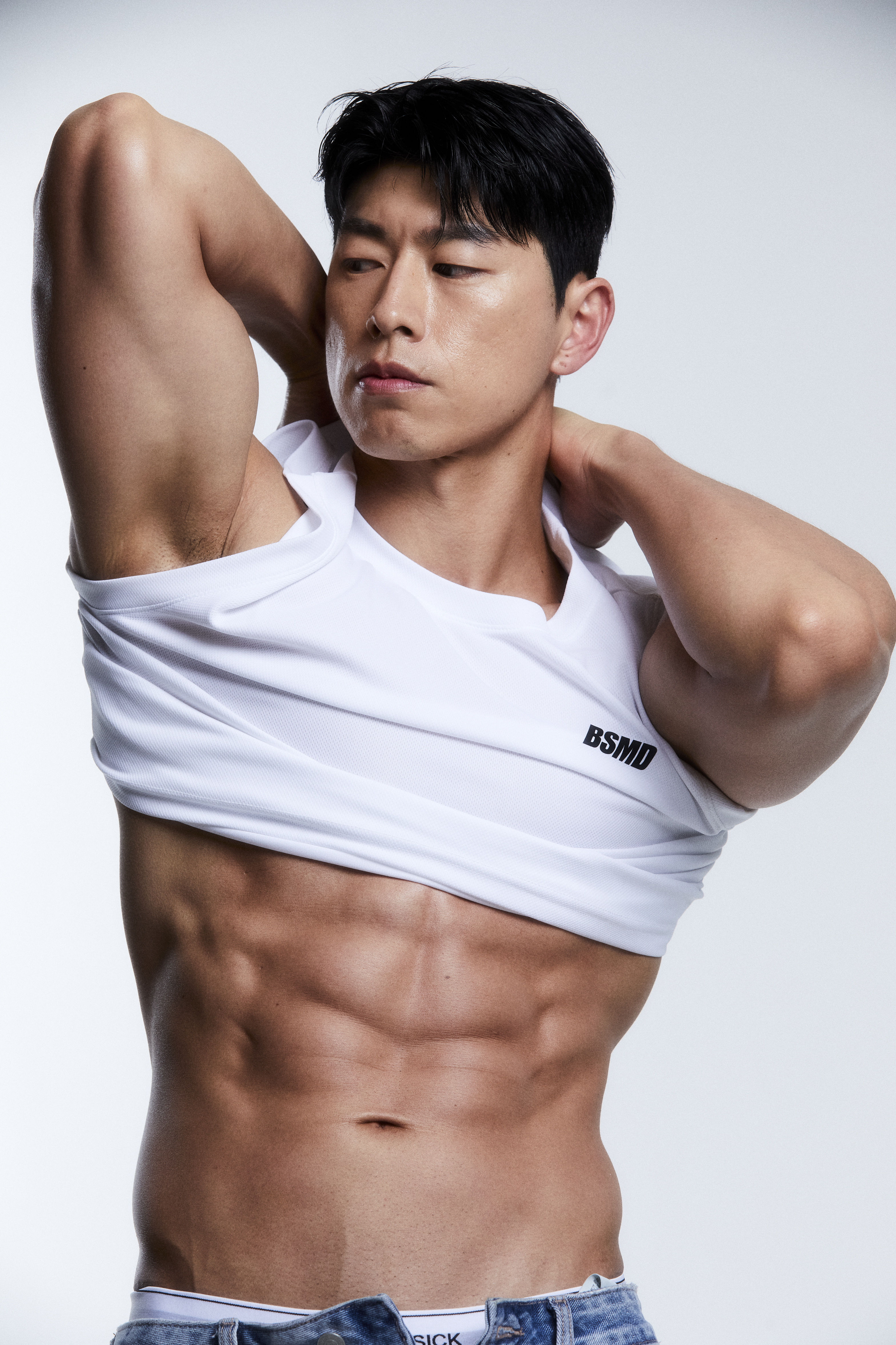 비스트모드 메쉬 쿨링 남자 헬스나시 짐웨어 034 BSMD 이미지 4