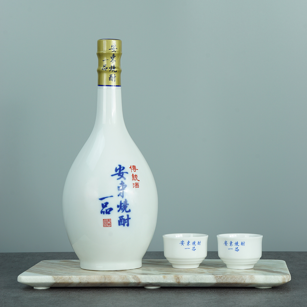 안동소주일품 술 명절 전통주 선물세트 라호 40도 800ml 잔 2개 포함 - 상세 이미지 2
