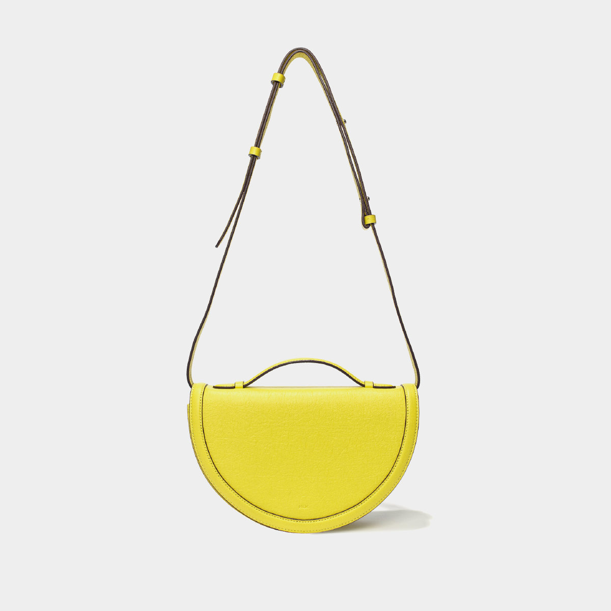 반달 숄더백/Bandal Shoulder Bag [Lemon Yellow] - 상세 이미지 4