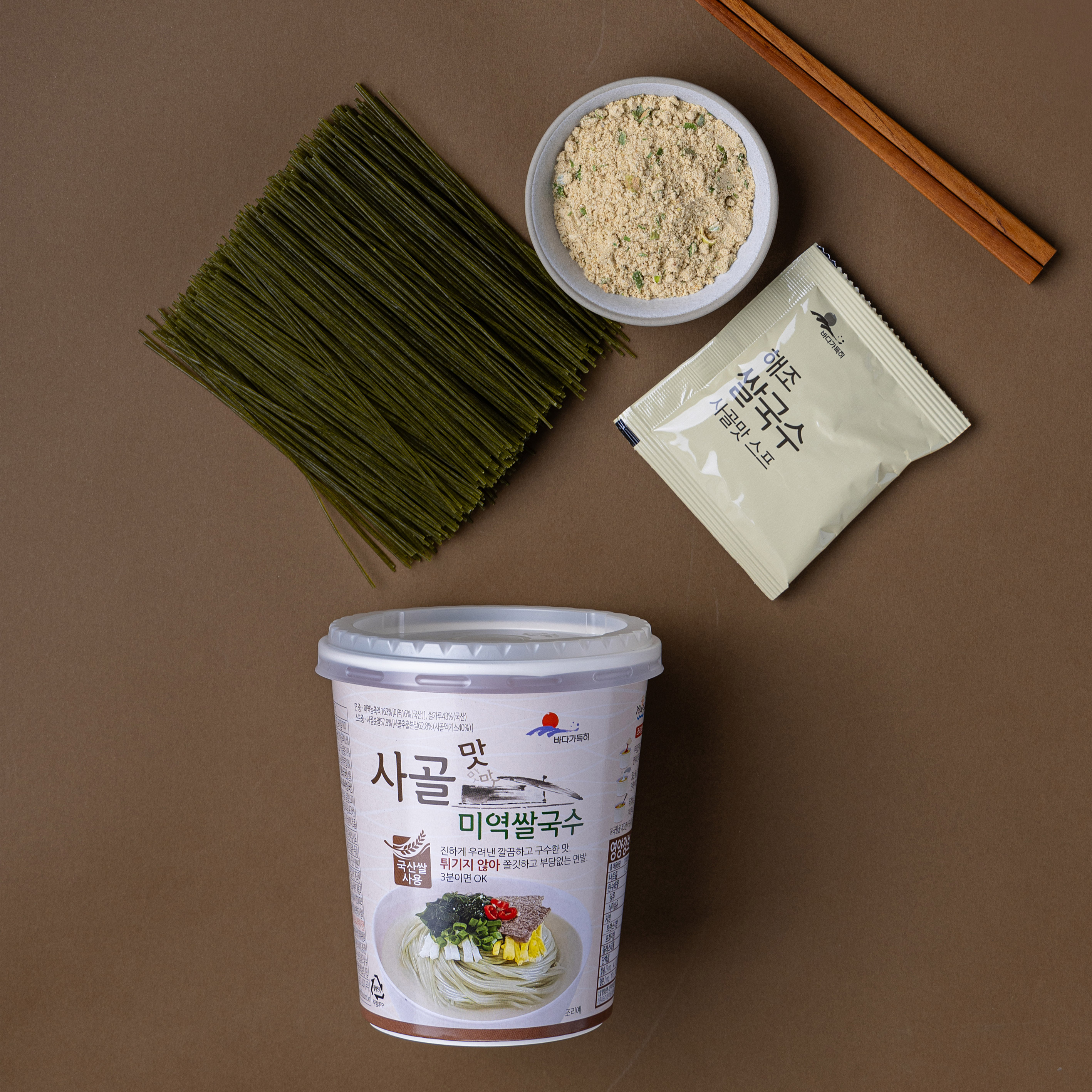 사골맛 미역 쌀국수 12개입 - 메인 이미지