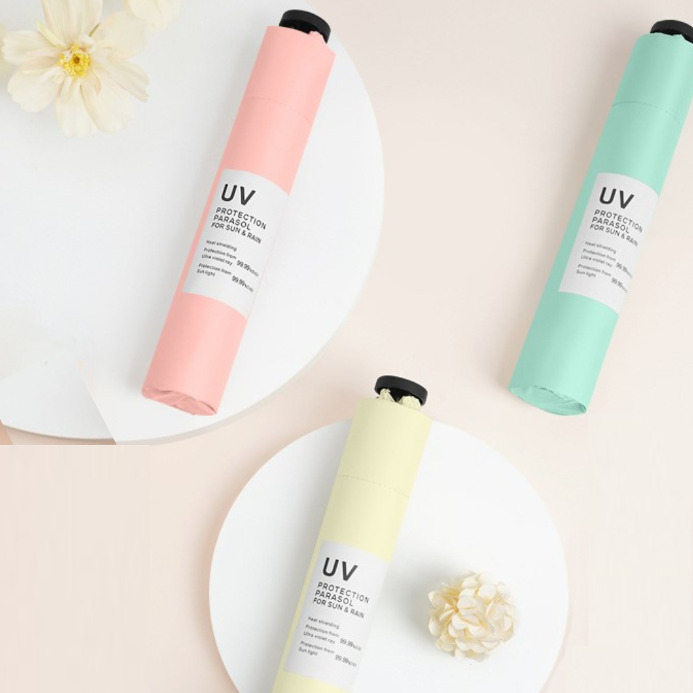 115g 초경량 양우산 자외선차단 가벼운 미니 암막양산