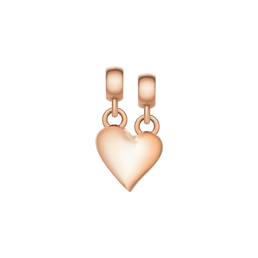 다니엘 웰링턴 BROKEN HEART CHARM 커플목걸이 팔찌 하트 펜던트 세트 - 상품 이미지
