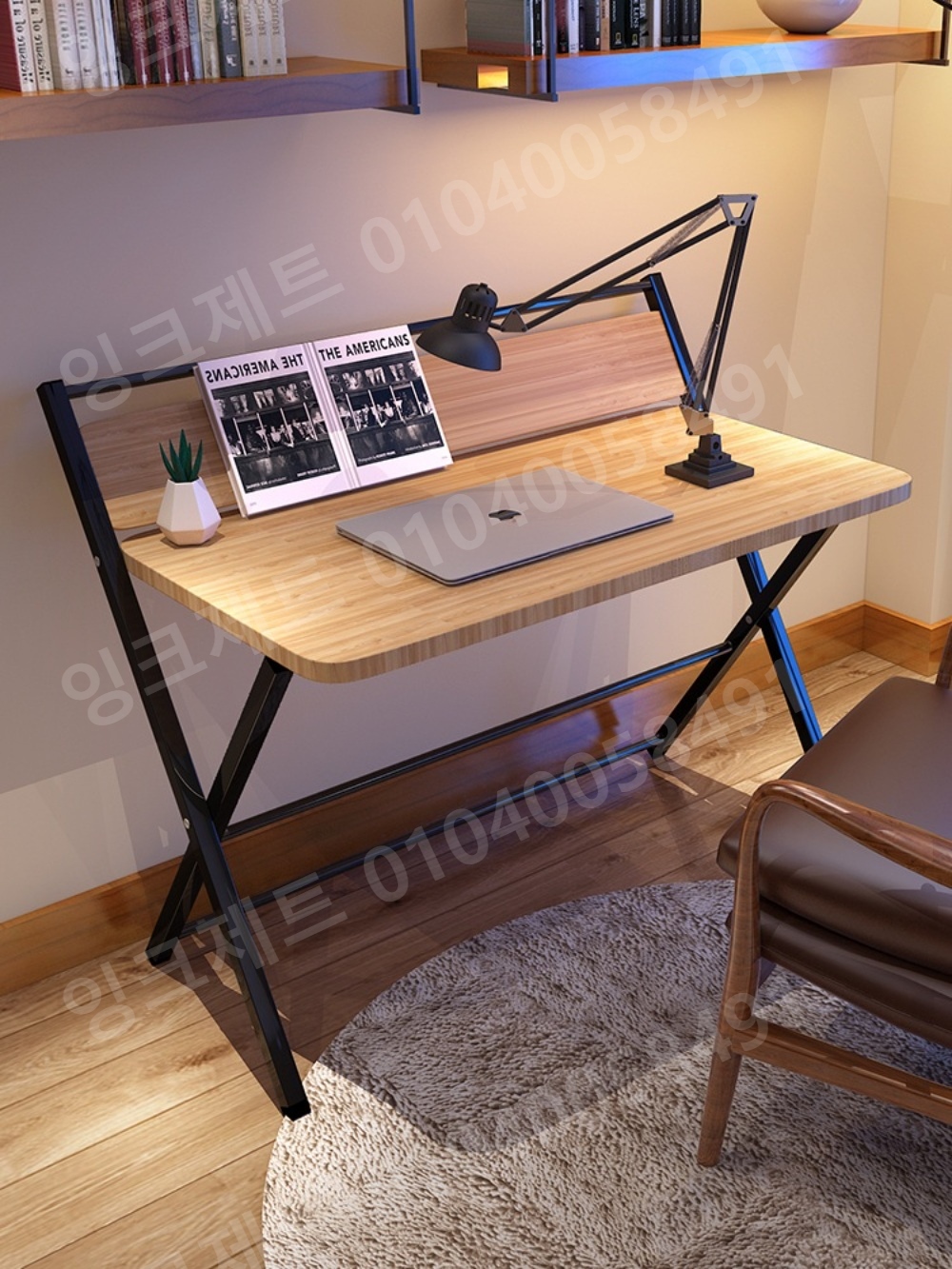 접이식 책상 입식 학생 1인용 변신 수납공간 활용 확장 - 상세 이미지 2