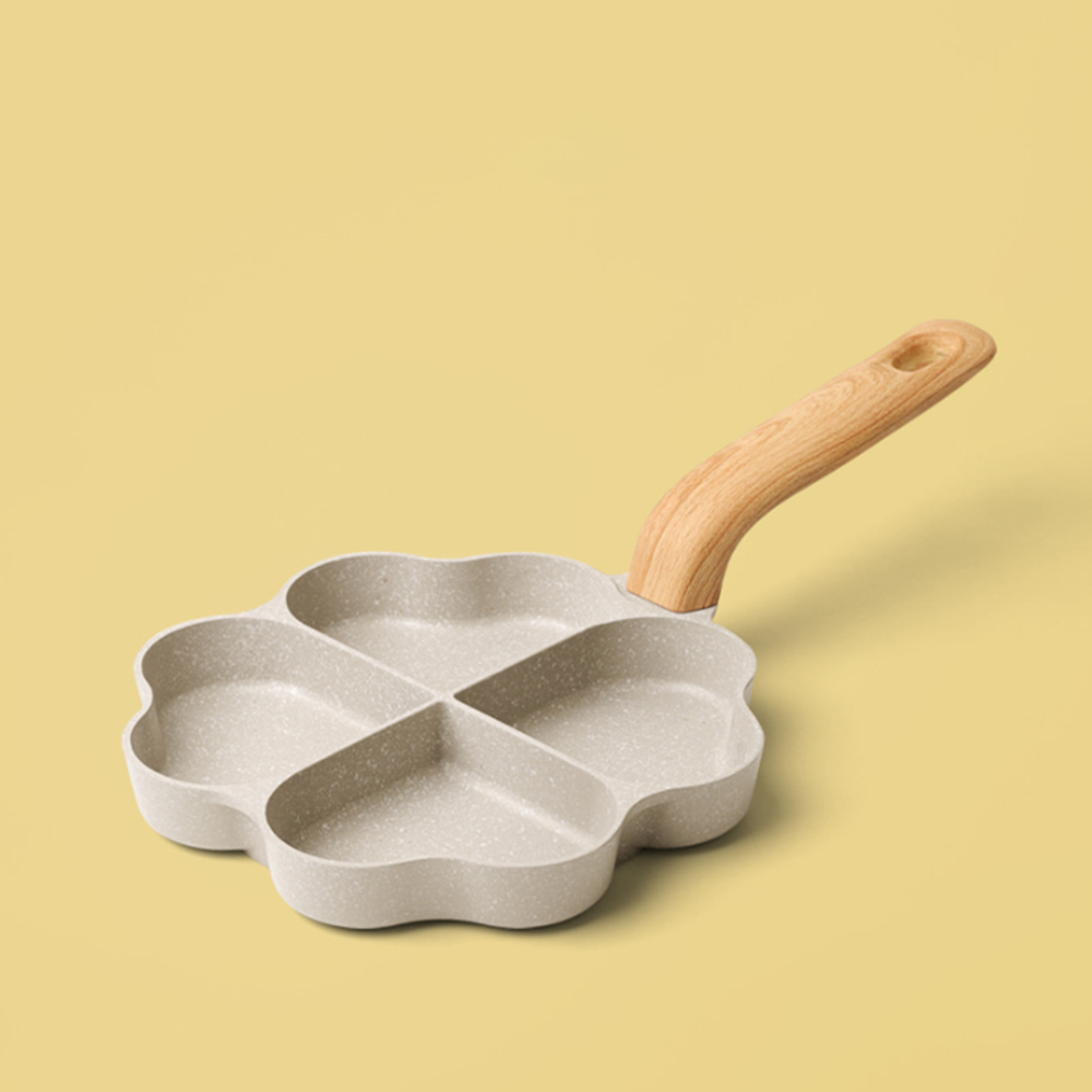 핫케이크팬 작은후라이팬 소형 4구 에그 달걀 계란프라이팬 - 상세 이미지 3