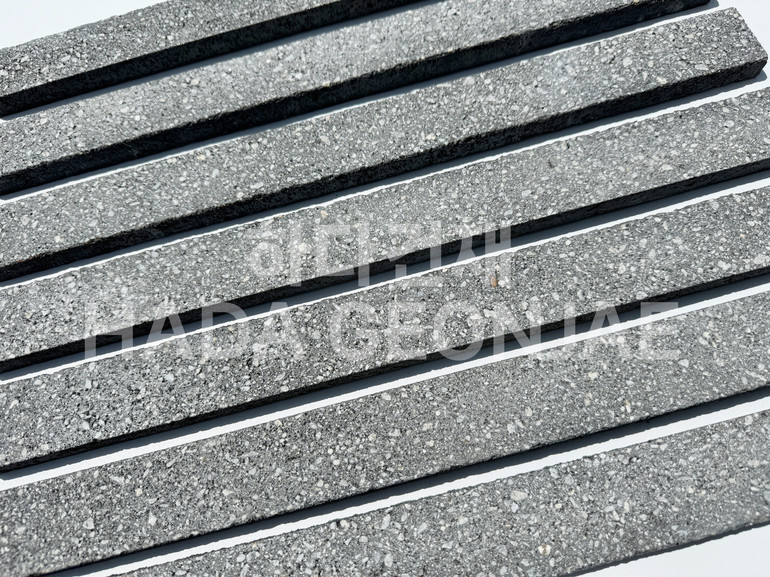 모노타일 500x45x17T 블랙 / 하다건재 와이드벽돌타일