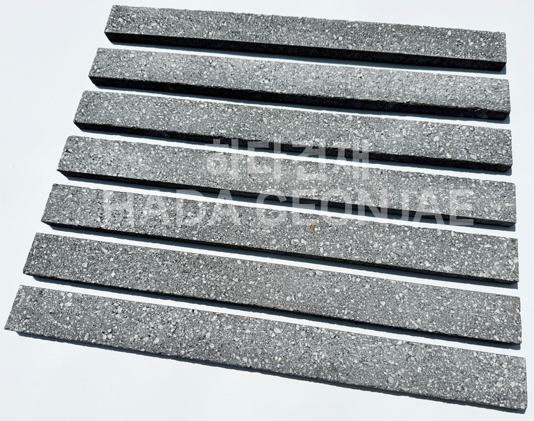 모노타일 500x45x17T 블랙 / 하다건재 와이드벽돌타일