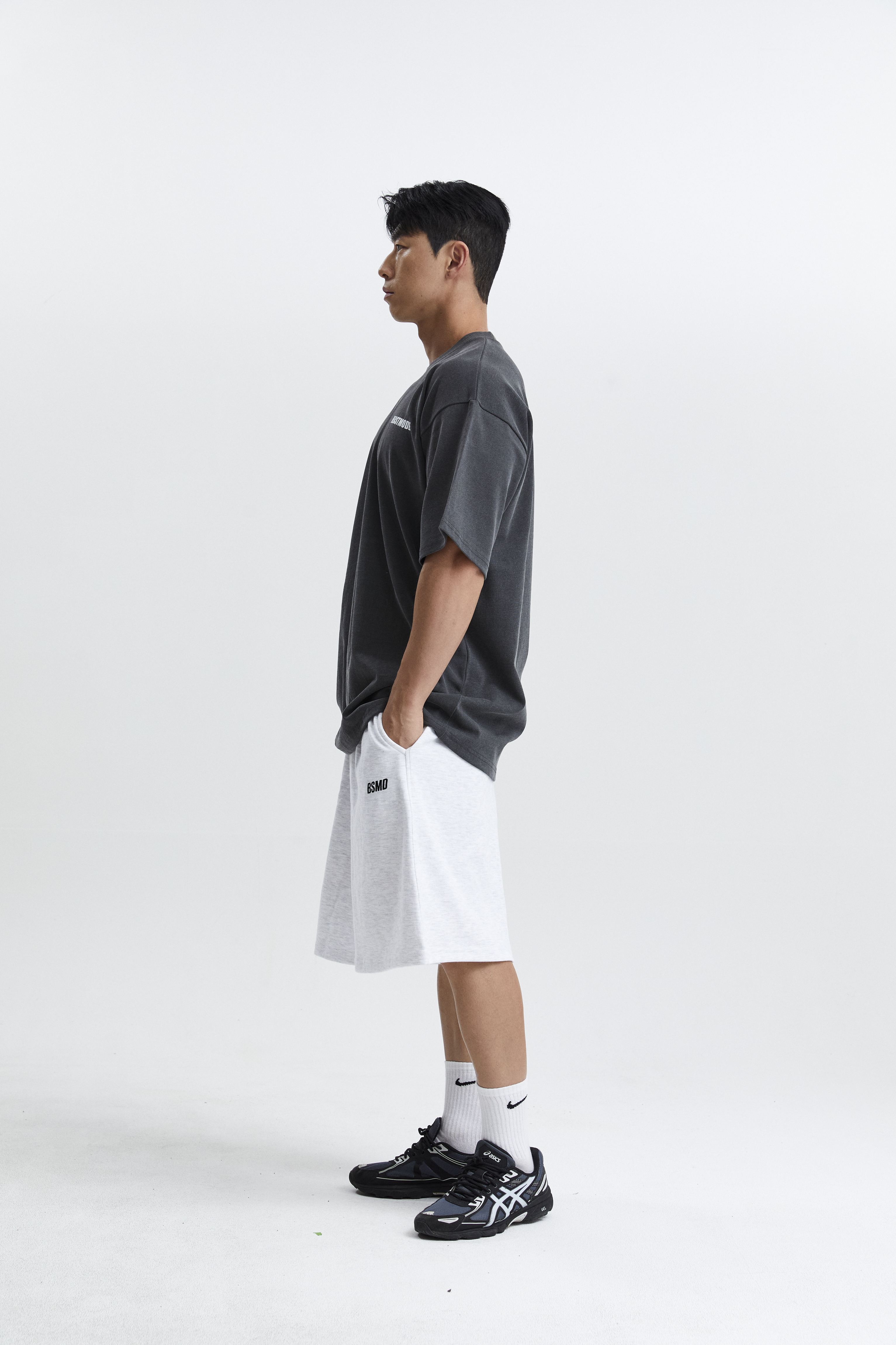 비스트모드 헤비코튼 피그먼트 헬스 오버핏 반팔 티셔츠 짐웨어 BSMD - 상세 이미지 4