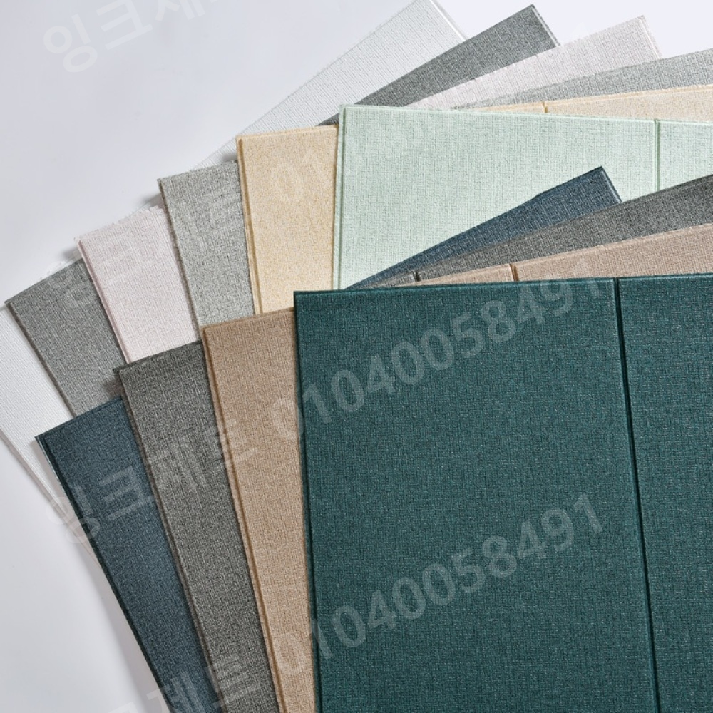 붙이는 타일 데코 무늬 단열 사각 폼블럭 도배 흡음재 - 상세 이미지 2